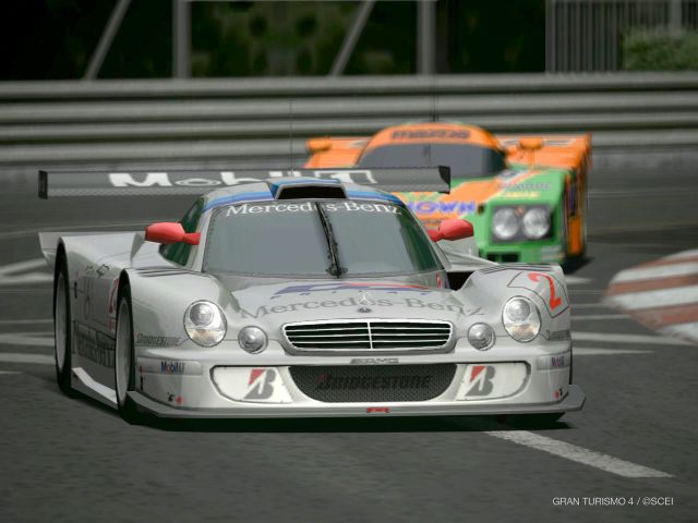 Mercedes-Benz CLK AMG Mercedes CLK-GTR Race Car 